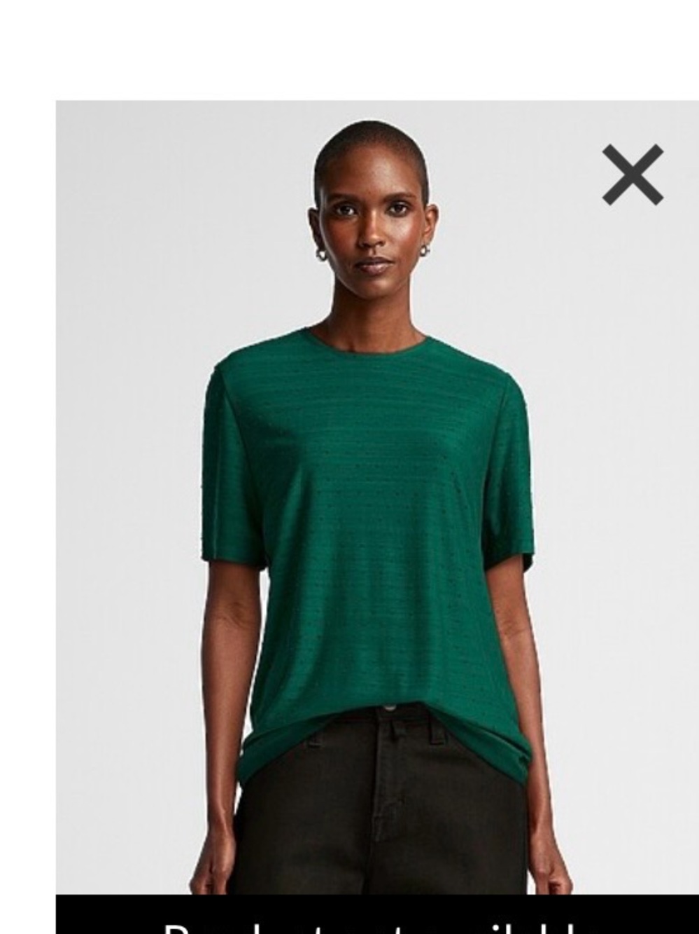 Simons Emerald Green Short Sleeve Crewneck Tee